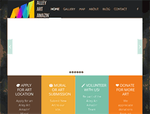 Tablet Screenshot of alleyartamazin.com